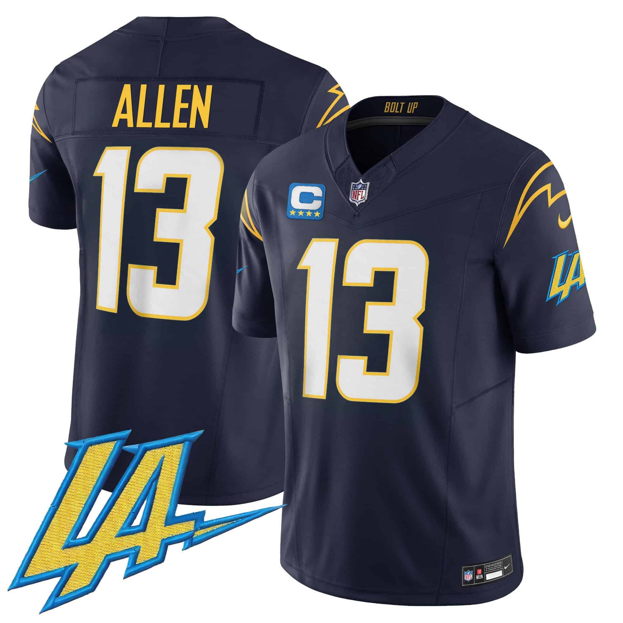 Men Los Angeles Chargers #13 Allen Drak Blue 2024 Nike Vapor Limited NFL Jersey->indianapolis colts->NFL Jersey